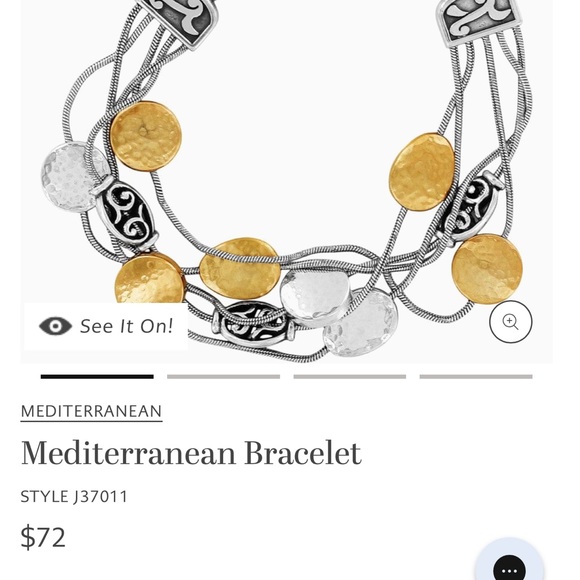 Brighton Mediterranean yellow stone crystal bracelet - Picture 2 of 2